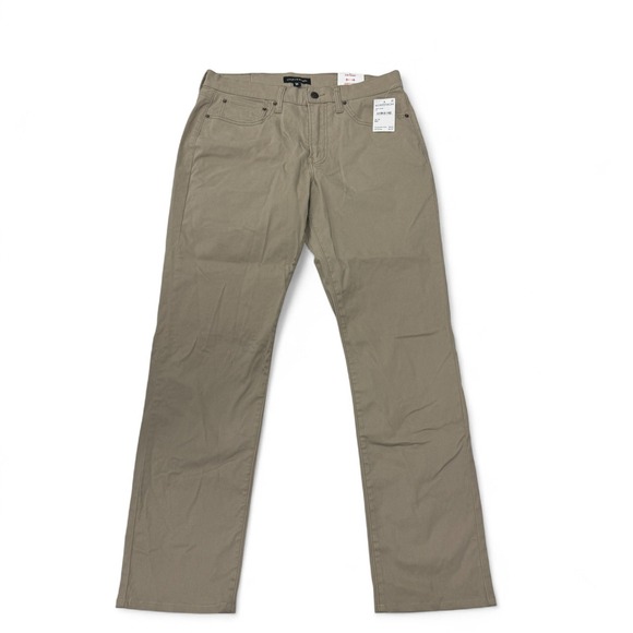 Lucky Brand Jeans 121 Slim Straight Khaki Pants Mens 32x32 NWT New Chino - Picture 1 of 16